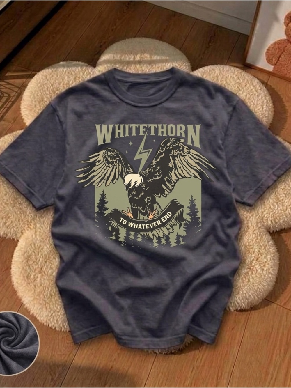 Whitethorn to Whatever end Shirt, Throne of Glass Fantasy Graphic Tee - Charcoal